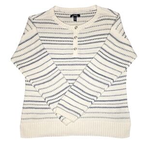 Chaps Sweater Size L 95% Cotton